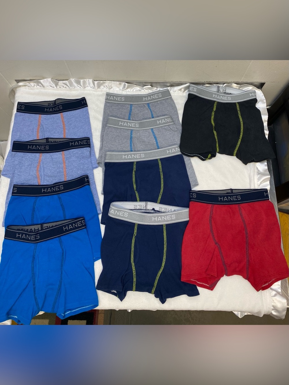 Hanes toddler boy’s boxer briefs size Small 5T BUNDLE OF 10 pcs